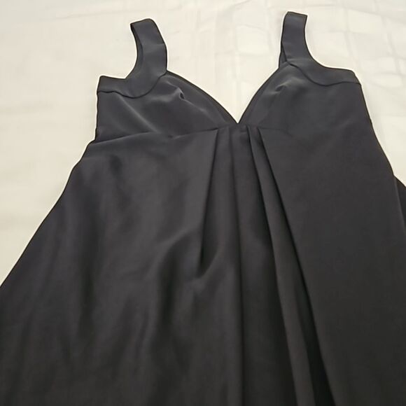 Calvin Klein Maternity Robe Slip-On Midi Dress With Low Back Black 6 - Picture 14 of 16